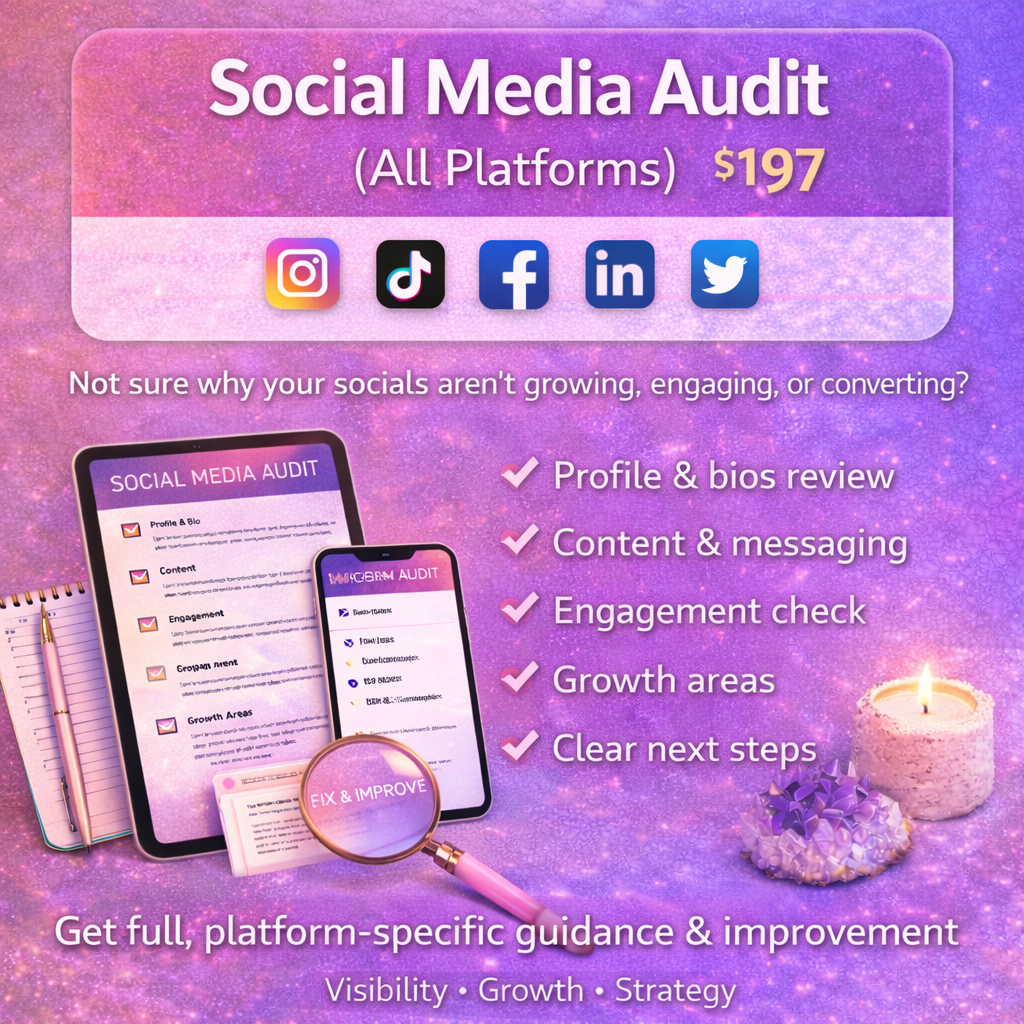 Website & Social Media Audits