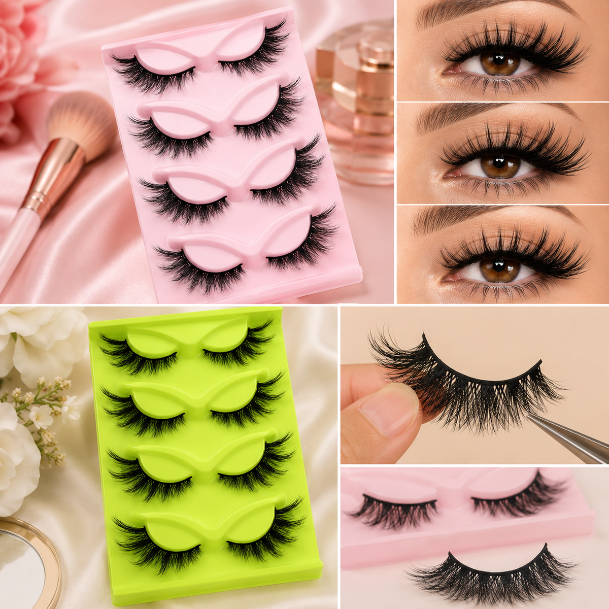 Cat Eye 3D Lashes – Fluffy, Wispy, Manga Magic