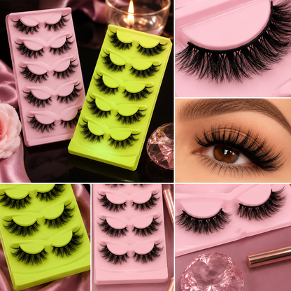 Cat Eye 3D Lashes – Fluffy, Wispy, Manga Magic