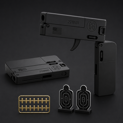 Folding Card Soft Bullet Toy Gun