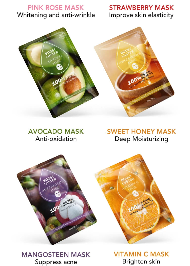 Whitening & Moisturizing Facial Mask – Vitamin C & Hyaluronic Acid Hydration Treatment 💧✨