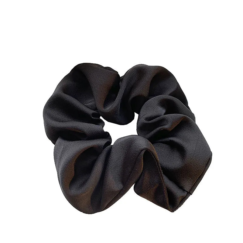 Sweet Flannel French Hair Clip – Black Large Ponytail Catch Claw