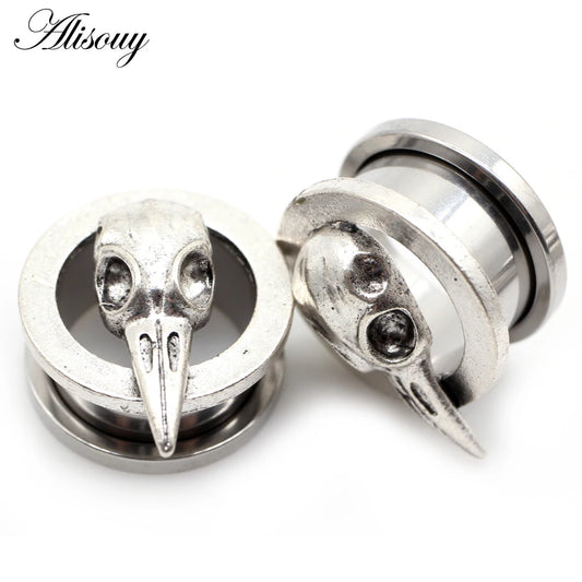 Stainless Steel Screw-Fit Ear Gauges – Multiple Sizes &amp; Styles