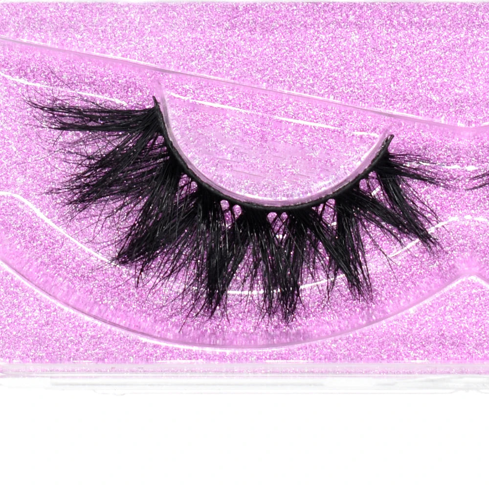3D Mink Lashes – Fluffy Crisscross Wispy Strip Lashes 1 Soft Box