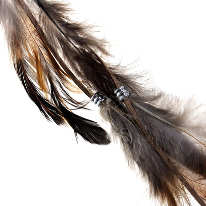 Bohemian Feather Headband – Tribal Weaving Hair Accessory
