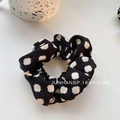 Sweet Flannel French Hair Clip – Black Large Ponytail Catch Claw