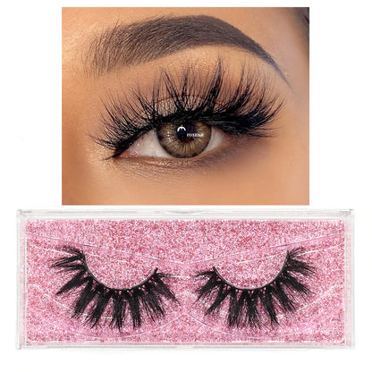 3D Mink False Eyelashes – Fluffy, Wispy & Natural Look
