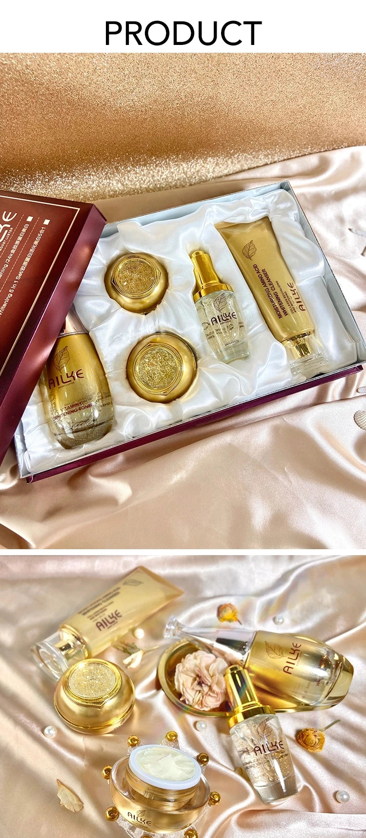 Collagen Whitening & Moisturizing Face Cream Set – Anti-Aging, Hydrating & Brightening Skincare