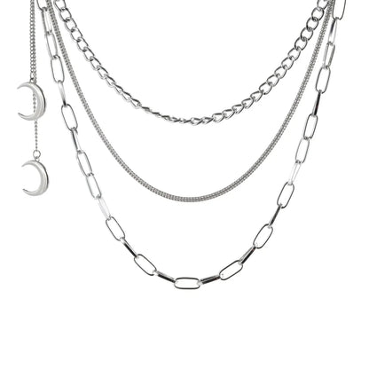 Moon Chain Pants Accessory – Gothic E-Girl/E-Boy Belt Keychain