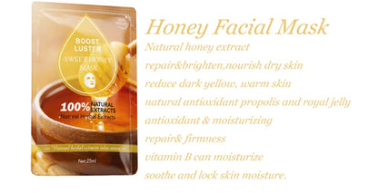 Whitening & Moisturizing Facial Mask – Vitamin C & Hyaluronic Acid Hydration Treatment 💧✨