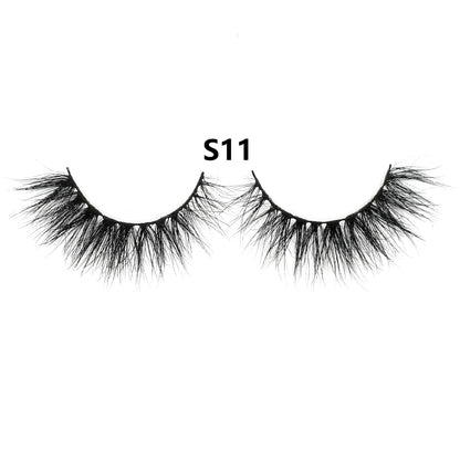 3D Mink Lashes – Fluffy Crisscross Wispy Strip Lashes 1 Soft Box