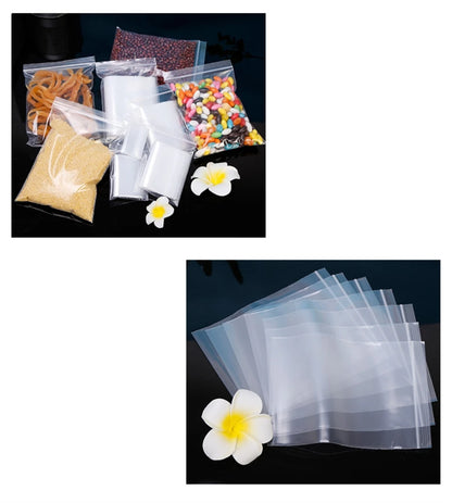 100pcs Transparent Ziplock Bags