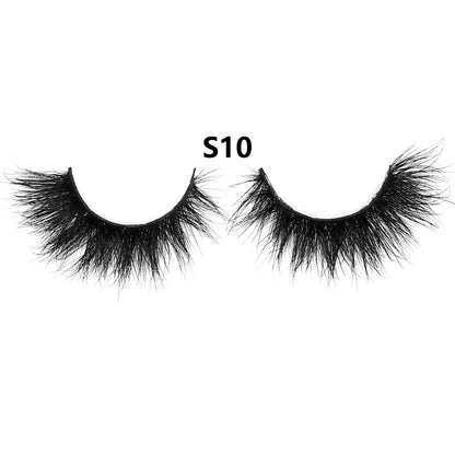 3D Mink Lashes – Fluffy Crisscross Wispy Strip Lashes 1 Soft Box