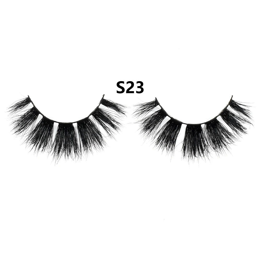 3D Mink Lashes – Fluffy Crisscross Wispy Strip Lashes 2 Soft Box