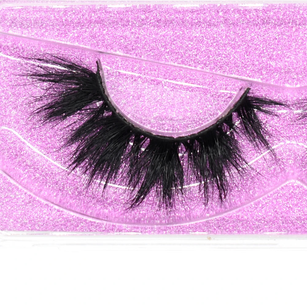3D Mink Lashes – Fluffy Crisscross Wispy Strip Lashes 2 Soft Box