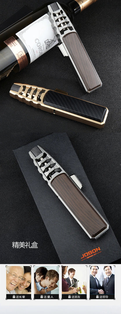 Big Jet Flame Torch Lighter – Adjustable Turbo BBQ, Kitchen, and Cigar Torch
