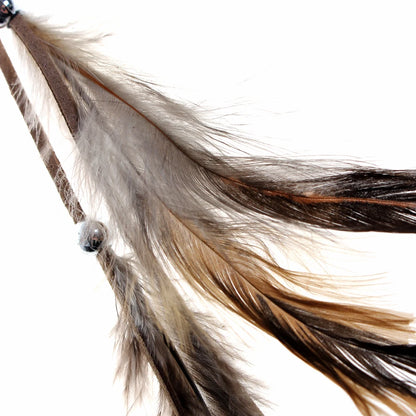 Bohemian Feather Headband – Tribal Weaving Hair Accessory