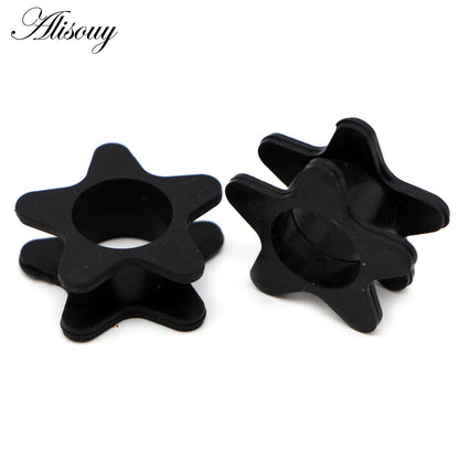 Star Hollow Silicone Ear Tunnels & Plugs Set