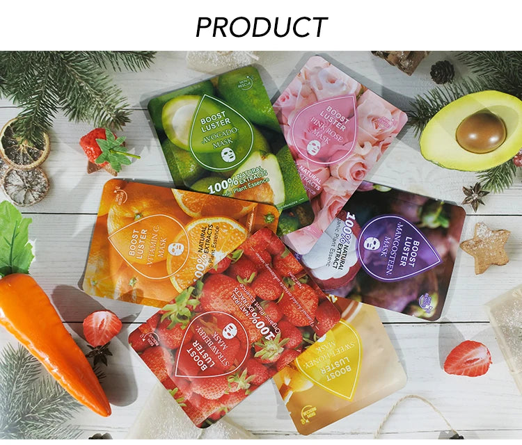 Whitening & Moisturizing Facial Mask – Vitamin C & Hyaluronic Acid Hydration Treatment 💧✨