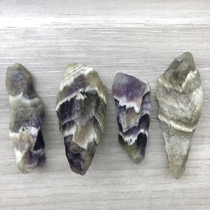 Raw Dream Amethyst Crystal – Natural Rough Stone for Healing, Décor, and Craft