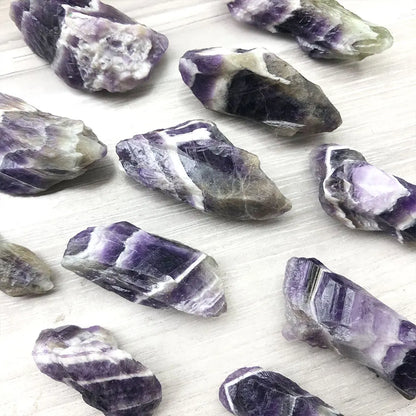 Raw Dream Amethyst Crystal – Natural Rough Stone for Healing, Décor, and Craft