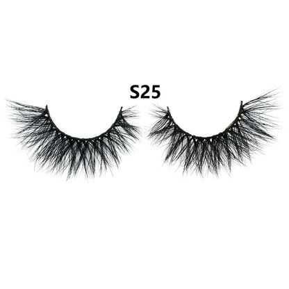 3D Mink False Eyelashes – Fluffy, Wispy & Natural Look
