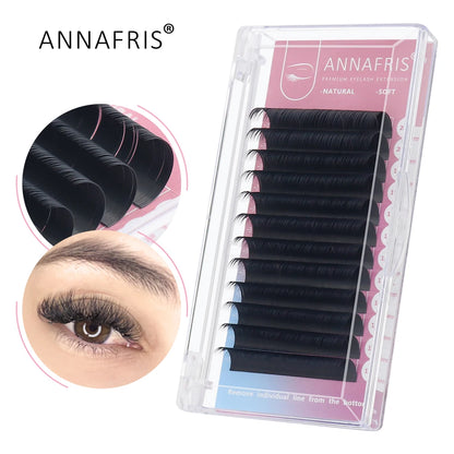 UV Blue & Orange Lash Extensions – Glow Reactive Individual False Lashes for Creative Makeup Looks