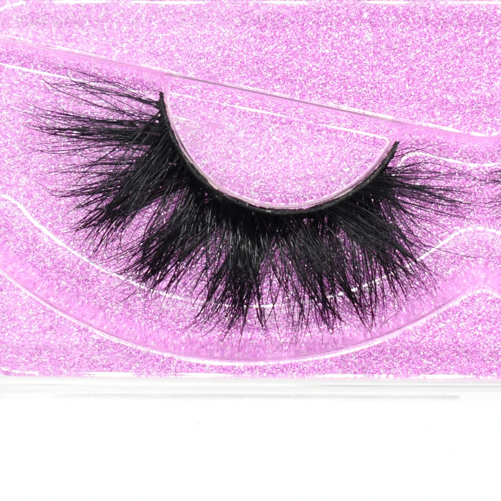 3D Mink Lashes – Fluffy Crisscross Wispy Strip Lashes 10 Soft Box