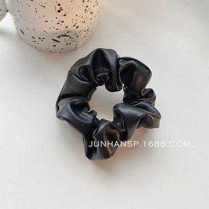 Sweet Flannel French Hair Clip – Black Large Ponytail Catch Claw