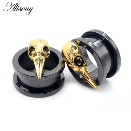 Stainless Steel Screw-Fit Ear Gauges – Multiple Sizes &amp; Styles