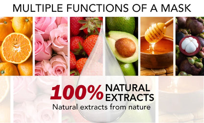 Whitening & Moisturizing Facial Mask – Vitamin C & Hyaluronic Acid Hydration Treatment 💧✨
