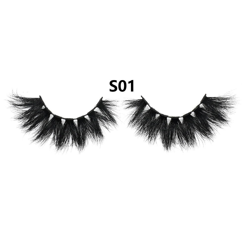 3D Mink False Eyelashes – Fluffy, Wispy & Natural Look