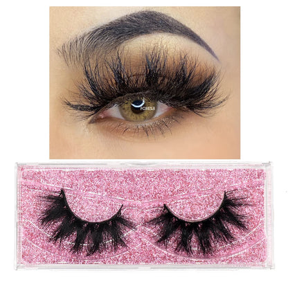 3D Mink Lashes – Fluffy Crisscross Wispy Strip Lashes 1 Soft Box