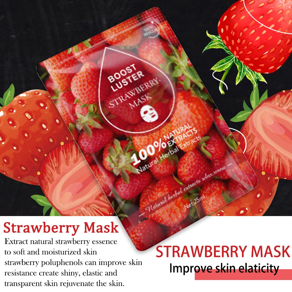 Whitening & Moisturizing Facial Mask – Vitamin C & Hyaluronic Acid Hydration Treatment 💧✨