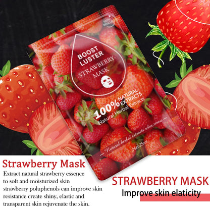 Whitening & Moisturizing Facial Mask – Vitamin C & Hyaluronic Acid Hydration Treatment 💧✨