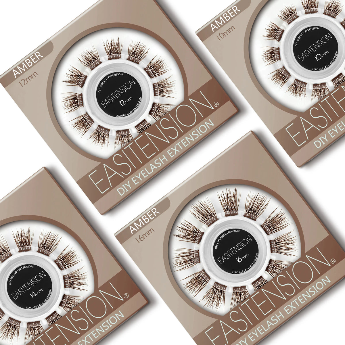 Brown Individual Lash Clusters (Premade Volume Fans)
