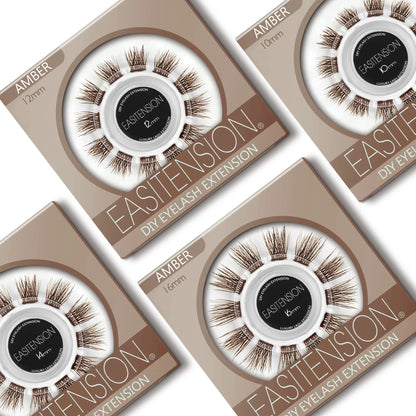 Brown Individual Lash Clusters (Premade Volume Fans)