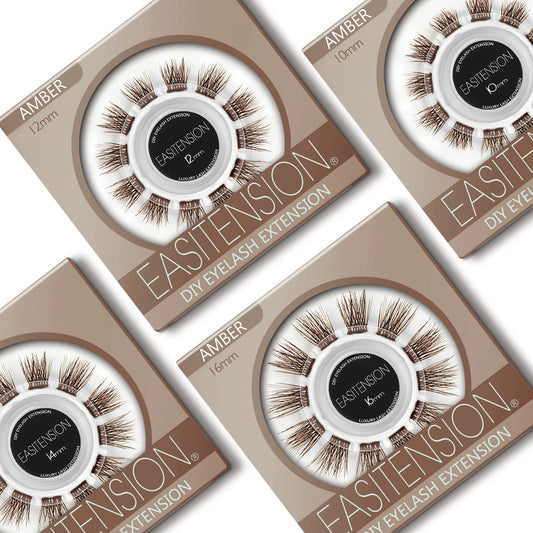 Brown Individual Lash Clusters (Premade Volume Fans)