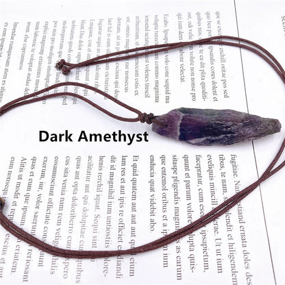 Natural Crystal Point Ornaments – Amethyst & Citrine Healing Stones