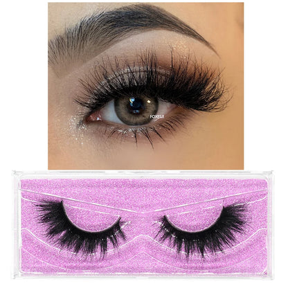 3D Mink Lashes – Fluffy Crisscross Wispy Strip Lashes 2 Soft Box