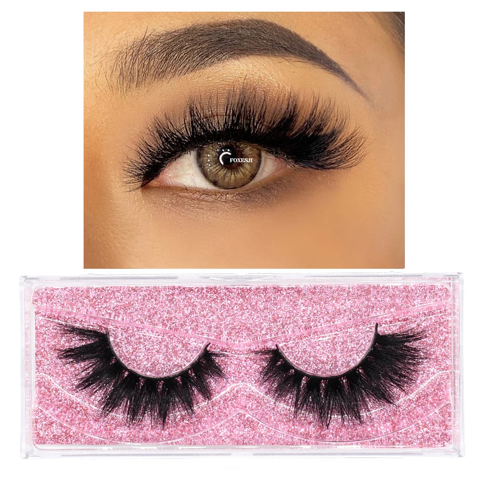 3D Mink False Eyelashes – Fluffy, Wispy & Natural Look