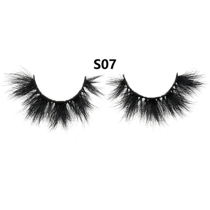 3D Mink Lashes – Fluffy Crisscross Wispy Strip Lashes 10 Soft Box