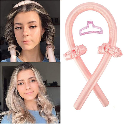 Heatless Curling Rod Headband Set – Wake Up to Effortless Curls
