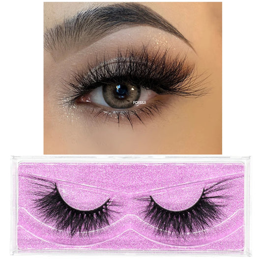 3D Mink Lashes – Fluffy Crisscross Wispy Strip Lashes 2 Soft Box