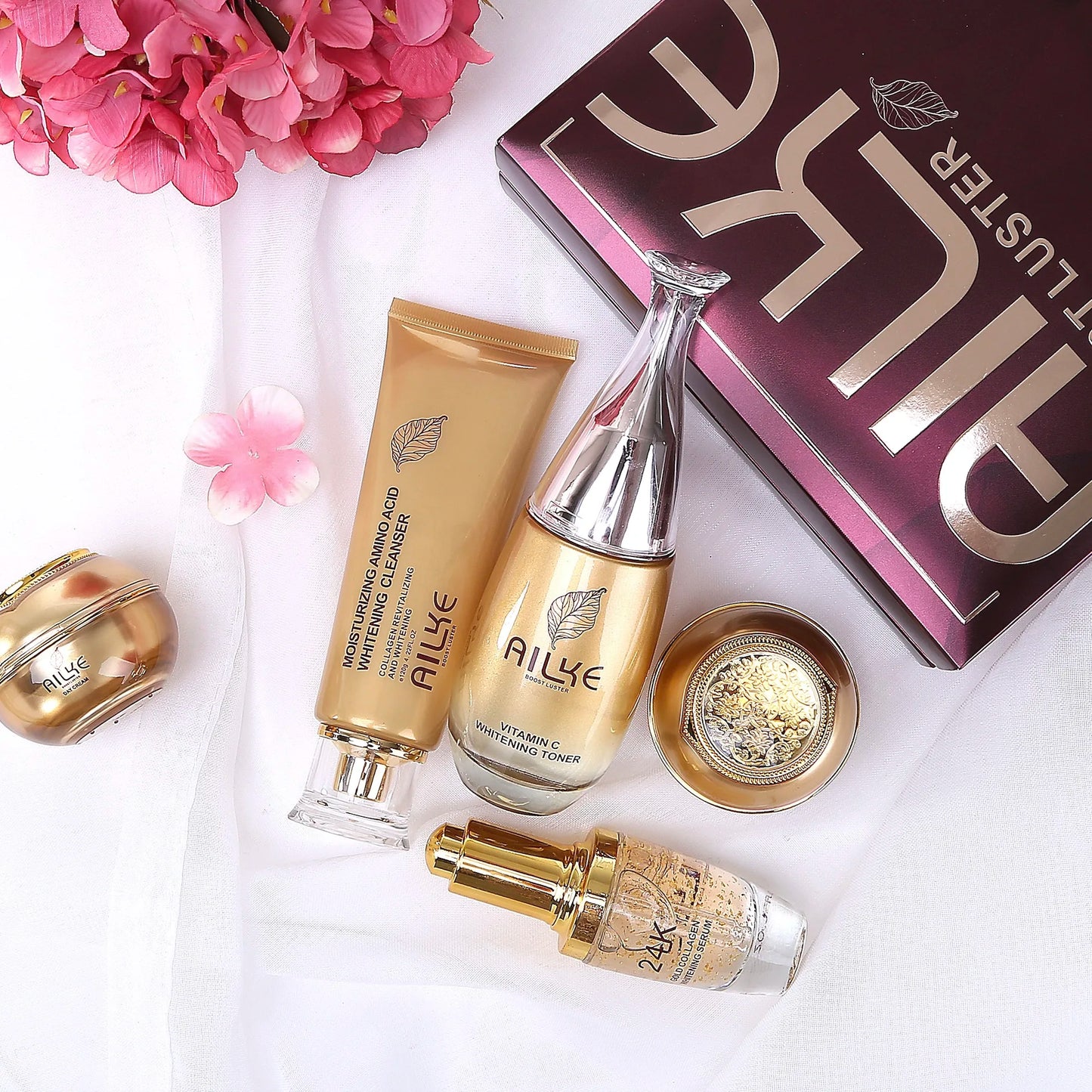 Collagen Whitening & Moisturizing Face Cream Set – Anti-Aging, Hydrating & Brightening Skincare