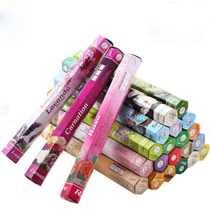 Mixed Flavor Indian Incense Sticks – Sandalwood & Lavender Aromatherapy Set