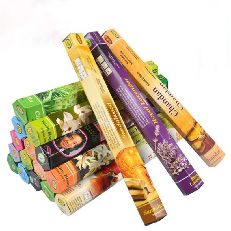 Mixed Flavor Indian Incense Sticks – Sandalwood & Lavender Aromatherapy Set