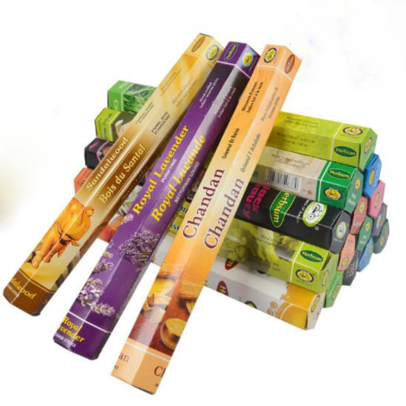 Mixed Flavor Indian Incense Sticks – Sandalwood & Lavender Aromatherapy Set