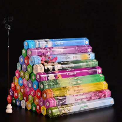 Mixed Flavor Indian Incense Sticks – Sandalwood & Lavender Aromatherapy Set