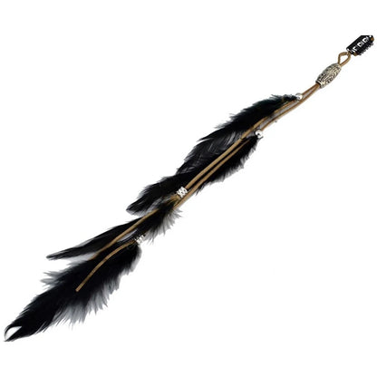 Bohemian Feather Headband – Tribal Weaving Hair Accessory